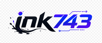 Logo ink743 berwarna cerah